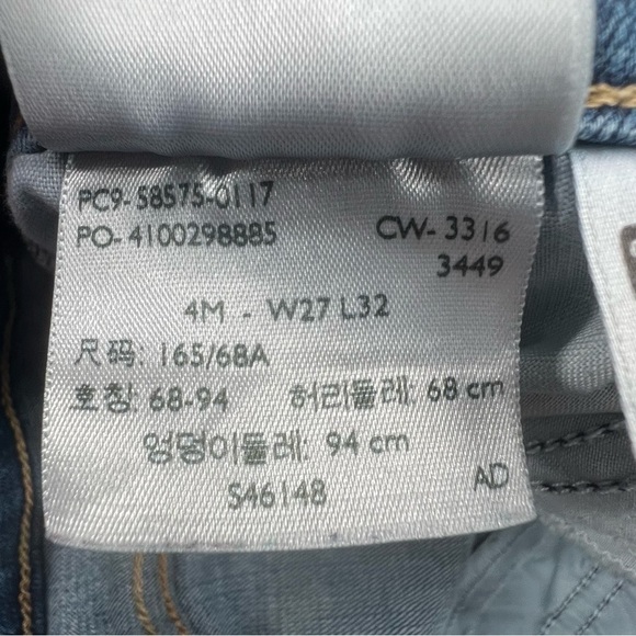 Levi’s Mid Rise Skinny Stretch Jeans Size 4 (27) Women’s - Picture 5 of 7